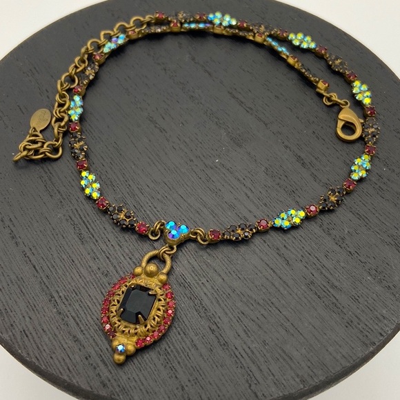 Sorrelli Jewelry - VINTAGE Sorrelli Necklace Swarovski Crystal Victorian Antiqued Pendant Neckalce